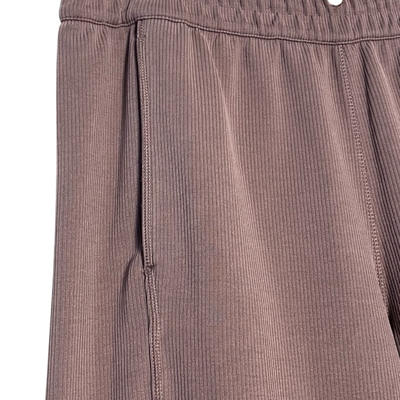 Lululemon Softstreme Ribbed High-Waist Wide-Leg Pants Taupetastic — 10 - Picture 9 of 15